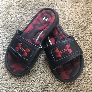 Boys Under Armour Slides
